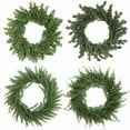 thumbnail image 3 of YTTAL 15.7in Christmas Cedar Wreaths,Christmas Wreath for Front Door, Artificial Green Wreath Greenery Realistic Wreath Holiday Decoration for Holiday Thanksgiving Fall Winter Decor, 3 of 29