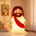 thumbnail image 1 of Luz Nocturna Mágica JD Mini de Silicona Jesús Regulable, 1 of 7