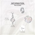 thumbnail image 4 of Collar de urna de pata para cenizas de plata de ley 925 con diseño de huellas de perro y gato, joyería de cremación, recuerdo, colgante conmemorativo, 4 of 4