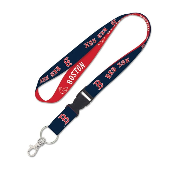 WinCraft Boston Red Sox Navy Reversible Lanyard with Detachable Buckle