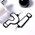 thumbnail image 3 of Sofullue Trendy Black&White Earring Women Minimalist Question Mark Exclamation Earrings, 3 of 6