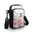 thumbnail image 3 of HELLHERO Hummingbird Rose Shoulder Bag with Adjustable Strap Men, Women for Casual Use 4.33"x1.97"x7.09", 3 of 7