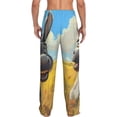thumbnail image 7 of Salouo Funny Countryside Donkey Print Pajama Pants for Men, Lounge Pants Elastic Waistband Casual Men's sleepwear Loungewear Sleep Pajama Pant -Large, 7 of 7