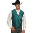 thumbnail image 4 of Scully Rangewear Men's Rangewear Classic Paisley Dress Vest Teal Large, 4 of 4