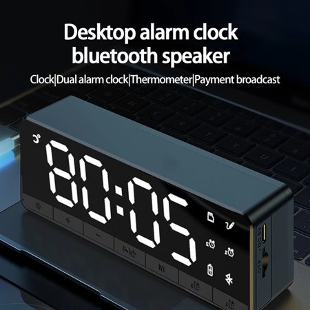 WarmthandFish Bluetooth Speaker Clock