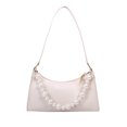 thumbnail image 4 of Bolsa Elegante de mano con perlas para mujer, de hombro de cuero de Color puro para mujer Tmvgtek Para Estrenar, 4 of 8
