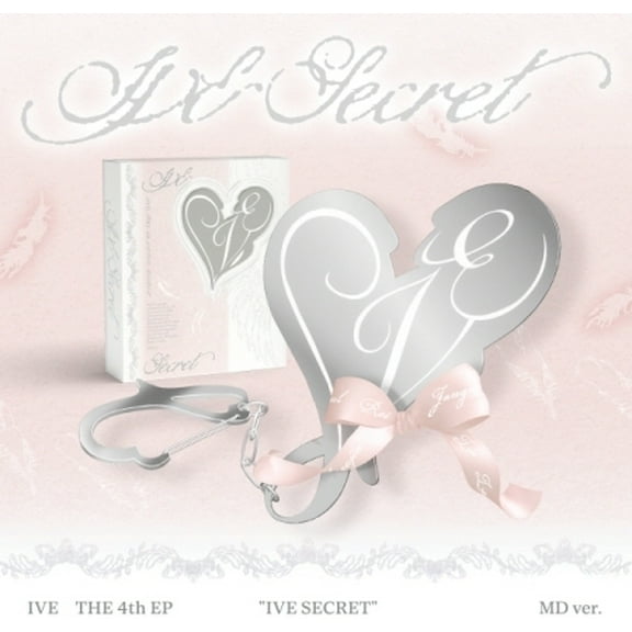 Ive - Ive Secret - MD QR Card Version - incl. Mirror Keyring, Photocard Se   Accordion Lyrics Paper - Music & Performance - CD