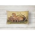 thumbnail image 2 of Carolines Treasures Cheetahs by Daphne Baxter Fabric Decorative Pillow 12H x16W multicolor, 2 of 3
