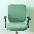 thumbnail image 3 of Guardoinrt Soft and Breathable Swivel Chair Cover Seating Experience Light Green Backrest + Cushion Cover 1Set, 3 of 6