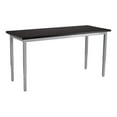 thumbnail image 1 of Pemberly Row 24x54" Metal Science Lab Table with Chem-Res Top in Black, 1 of 1