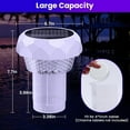 thumbnail image 3 of Pool Floater With Colorful Light Floating Dispenser For Pool 4x3inch Tablets Floating Pool Chlorinator For Spa, 3 of 9