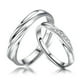 thumbnail image 1 of Anillo ajustable para parejas con ilusiones amorosas de plata 925, 1 of 2