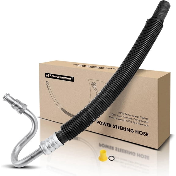 A-Premium Power Steering Return Hose Line Assembly Compatible with Ram 2500 2011-2018, 3500 2012-2018, 5.7L 6.4L, with O-ring, Gear To Cooler
