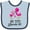 Blue and Navy, variant on Inktastic My Titi Loves Me with Two Flamingos Boys or Girls Baby Bib