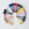 thumbnail image 4 of Giaone Round Flexible Bioplast Ear Nose Studs Sturdy Bioceramic Bioceramics Nickel Piercing Retainers Portable Designs, 4 of 18