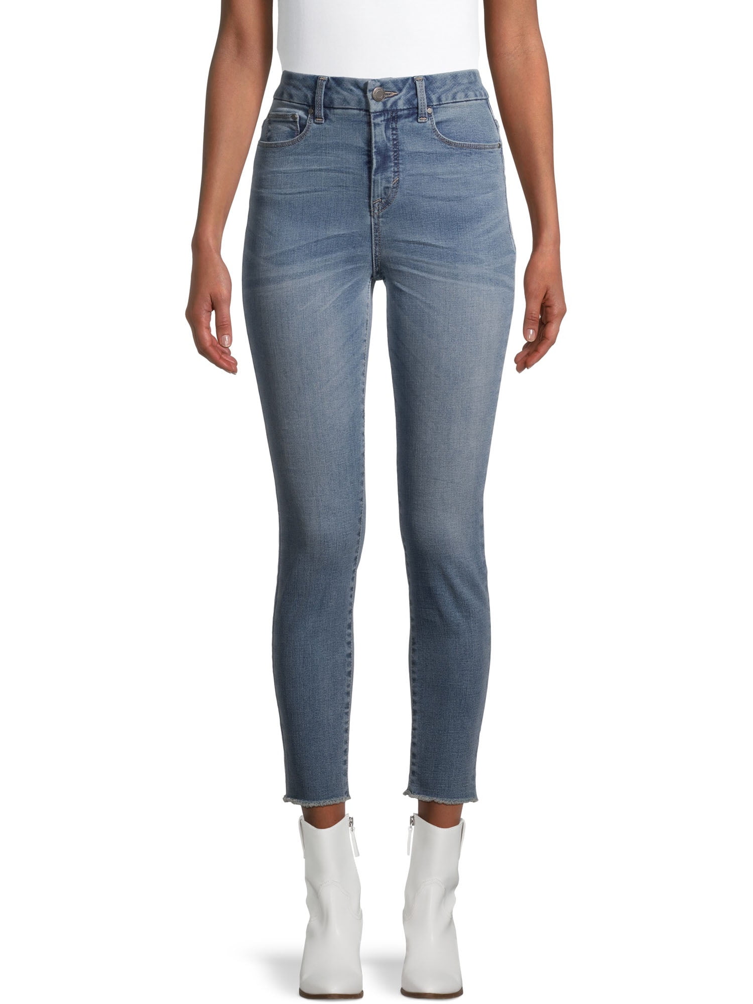 Time and tru high rise skinny Clearance