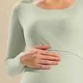 thumbnail image 2 of Tawop Womens Thermal Underwear Long John Set Base Layer Winter Warm Top and Bottom(Green,XL), 2 of 2