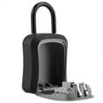 thumbnail image 2 of Wall Mount Lock Box,4 Digit Key Safe Wall Mount Key Storage Security Lock Key Storage Lock Box True Excellence, 2 of 14
