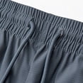 thumbnail image 6 of Men Cargo Shorts Pack Men's Athletic Shorts Plus Size Elastic Waist Drawstring Running Shorts, Summer Lightweight Breathable Short Pants with Pockets Gray XXL, 6 of 7