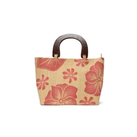 Raffia Woven Tote - Ladies Woven Raffia Tropical Resort Straw Tote Bag
