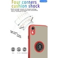 thumbnail image 3 of is Specially Designed for iPhone Xr Anti-Scratches,Anti-Fingerprint, Built-in 360° Rotating Ring Bracket Solid and Durable Magnetic car Phone case, Suitable for iPhone Xr 6.1inches Women-Red, 3 of 11