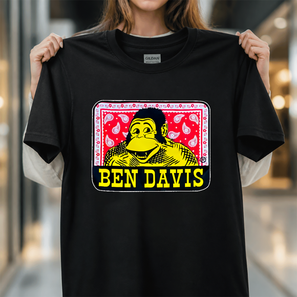 Ben Davis Workwear Iconic Gorilla Brand Logo Heavy Duty Unisex T-Shirt L22, S- 5XL