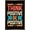 Bronze Framed Version, variant on Motivational Quote - Think Positive Be Positive Wall Poster, 14.725" x 22.375"