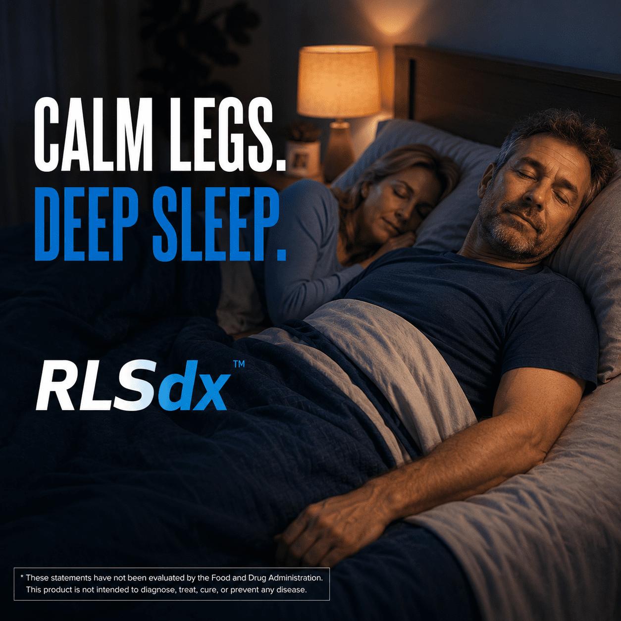 RLSdx Advanced Restless Legs & Muscle Cramps Pain Relief Supplement