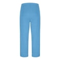 thumbnail image 6 of Wide Leg Pants for Men Elastic Waist Breathable Soft Full Length Pants Weekend Brunch Outfit, 6 of 6