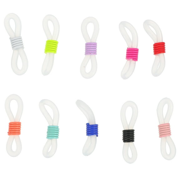 50 Pcs Headband Glasses Clasp Glasses Chain Terminators 2.2X1X1CM Colorful