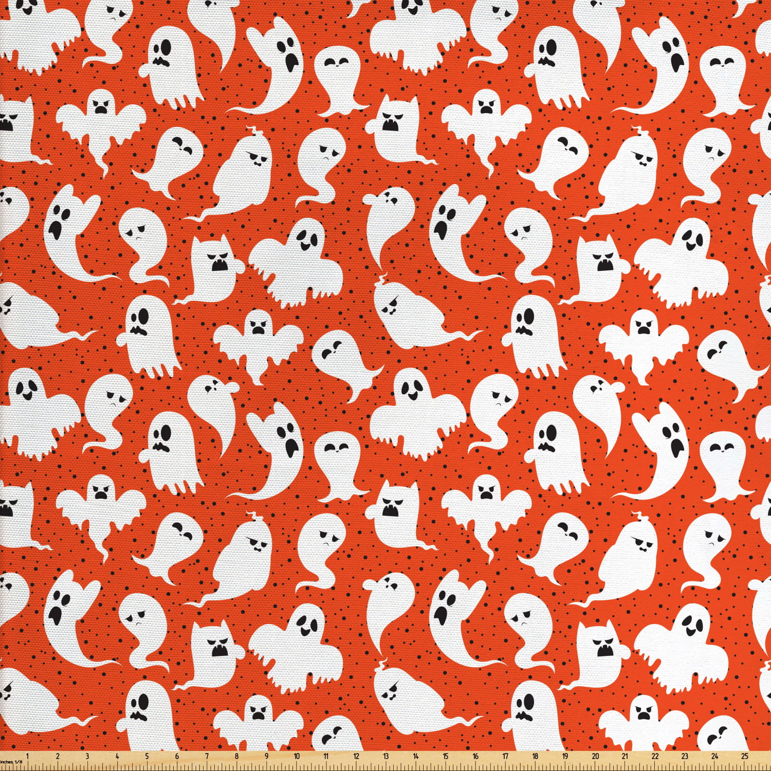 Ghost Fabric by The Yard, Funny Ghost Characters with Different ...