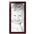 thumbnail image 2 of ArtToFrames 10" x 21" Mahogany Picture Frame, 10x21 inch Brown MDF Poster Frame (WOM-3978),  Pack, 2 of 8