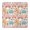 Pink Mushroom Cartoon, variant on Pink Mushroom Cartoon Light Pattern Square Fitted Tablecloth with Elastic Edge,Square Table Cover,Washable Elastic Table Cover for Home Kitchen Party Decor 34"x34"