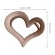 thumbnail image 2 of 6 pinzas acrílicas para el pelo con forma de corazón, herramientas minimalistas para peinar el cabello para mujeres., 2 of 6