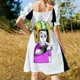 thumbnail image 5 of er Keen - Vestido sin mangas Goodbye Galaxy vestidos estilo coreano Vestidos de noche vestido de mujer Vestido, 5 of 7