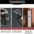 thumbnail image 3 of 2 In 1 Car Safety Hammer Mini Vehicle Interior Accessory with Seat Belt Cut Tool Glass Window Breaker Car Emergency Tool Kit, 3 of 6