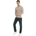 thumbnail image 2 of Uniexcosm Sweaters for Men Turtleneck Long Sleeve Knitted Sweater Pullover Male, 2 of 8