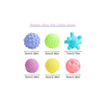 thumbnail image 2 of Pelotas Sensoriales Didácticas Con Texturas P/bebé, 6 Piezas Xtellar multicolor, 2 of 3