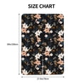thumbnail image 3 of Honeii Lilies Flowers print 2-in-1 baby car seat canopy doubles as a nursing cover, fitting both genders & measuring 39x27.5in, 3 of 7