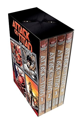 Pre-Owned Attack on Titan: The Beginning Box Set (Volumes 1-4), 9781632360380, 1632360381, Paperback, BOX edition