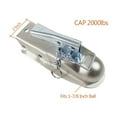 thumbnail image 3 of 1-7/8" X 2 Inch Ball Trailer Coupling CAP 2000 LBS Hitch Back Coupler Straight Tongue RV Parts Camper Caravan Accessories ,RV Tool, 3 of 7