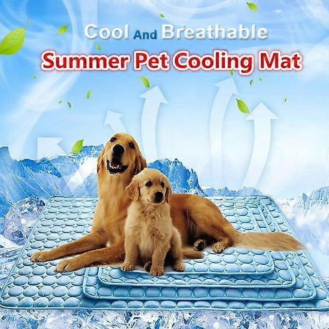 Esterilla refrescante para perros, almohadilla refrescante para dormir, manta refrescante de seda fría lavable para sofá cama de perrera