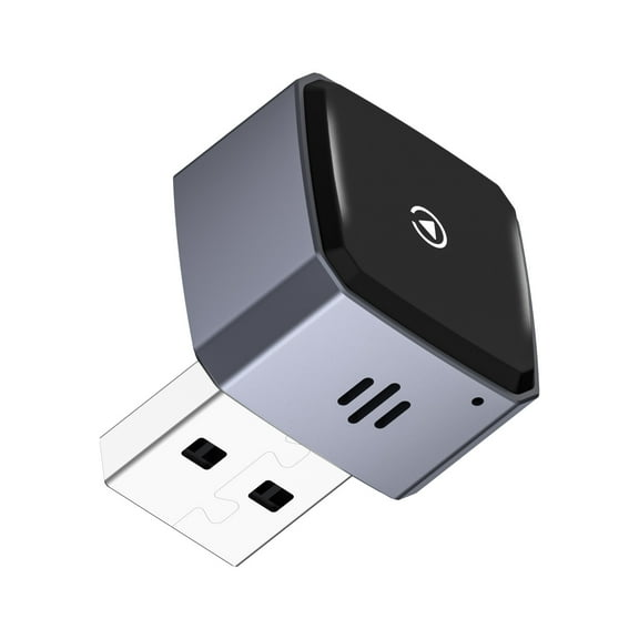 2 in 1 Wireless Apple CarPlay & Android Auto Adapter for iPhone iOS 10  Android 10 , Convert Wired to Apple Carplay Wireless Adapter for Cars 2016 , Mini Size, Plug and Play, No Delay