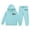 Mint Green, variant on JIAHONG Boys Outfits Size 14-16 Casual Long Sleeve Hoodie Pullover Top and Long Sweatpants Set Fall Winter Clothes for Boys, Mint Green