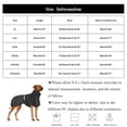 thumbnail image 3 of Dog Winter Coat, Waterproof Warm Jacket with Harness Built in, Reflective Cold Weather Doggie Vest, Windproof Turtleneck Pet Snowsuit, Adjustable Puffer Jacket for Large Dogs Black XXL, 3 of 5