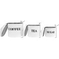 thumbnail image 4 of Creative Co-op Metal Containers with Lids, Coffee, Tea, Sugar (Set of 3 Sizes/Designs) Food Storage, White, 4 of 4