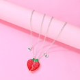 thumbnail image 2 of 2pcs Good Friend Necklaces Strawberry Necklace Bff Children's, 2 of 3