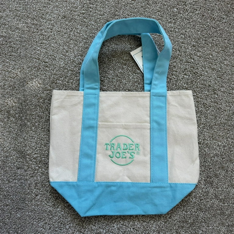 Trader Joe's 2025 Limited Edition Pastel Canvas Tote Bags