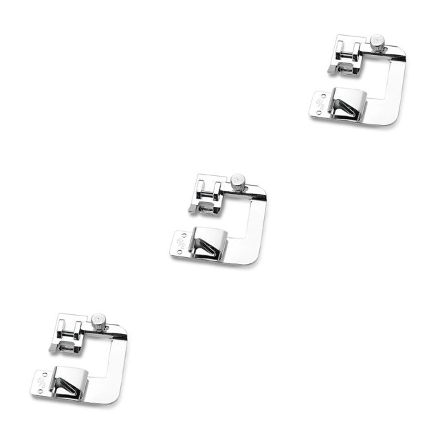 Naiovety Prensatelas para máquina de coser doméstica, prensatelas para prensar, dobladillo enrollado portátil, reemplazo de pies a presión para Type1 NO1 Naiovety CBP156901