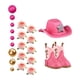 thumbnail image 3 of Adornos para tarta de vaquero, feliz cumpleaños, baby shower, decoraciones pequeñas para fiestas de mujeres rosa, 3 of 9